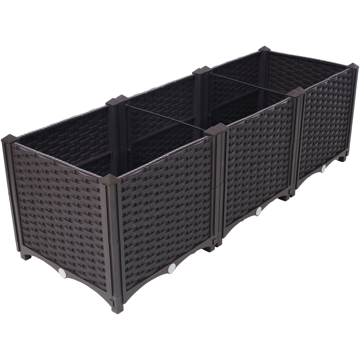 Self-Watering Polypropylene Raised Garden Bed Planter Box