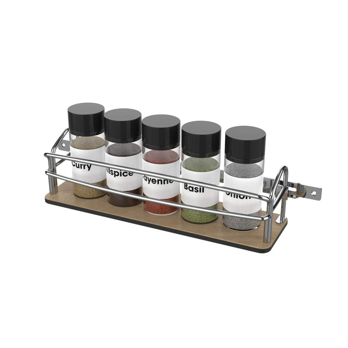 Rev-A-Shelf Door Mount Spice Rack Organizer 54SR-14-1