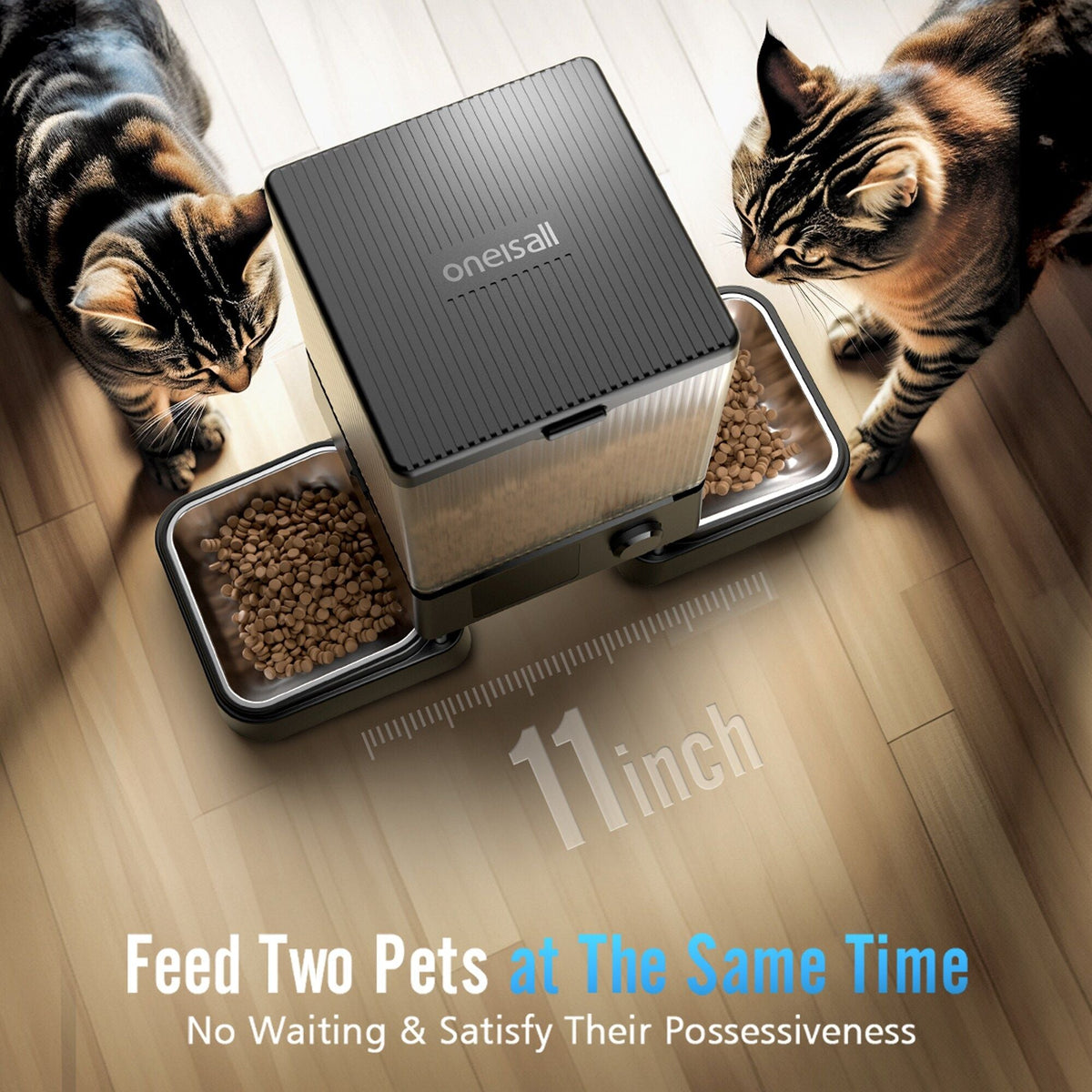 oneisall Automatic Cat Feeder CW15007