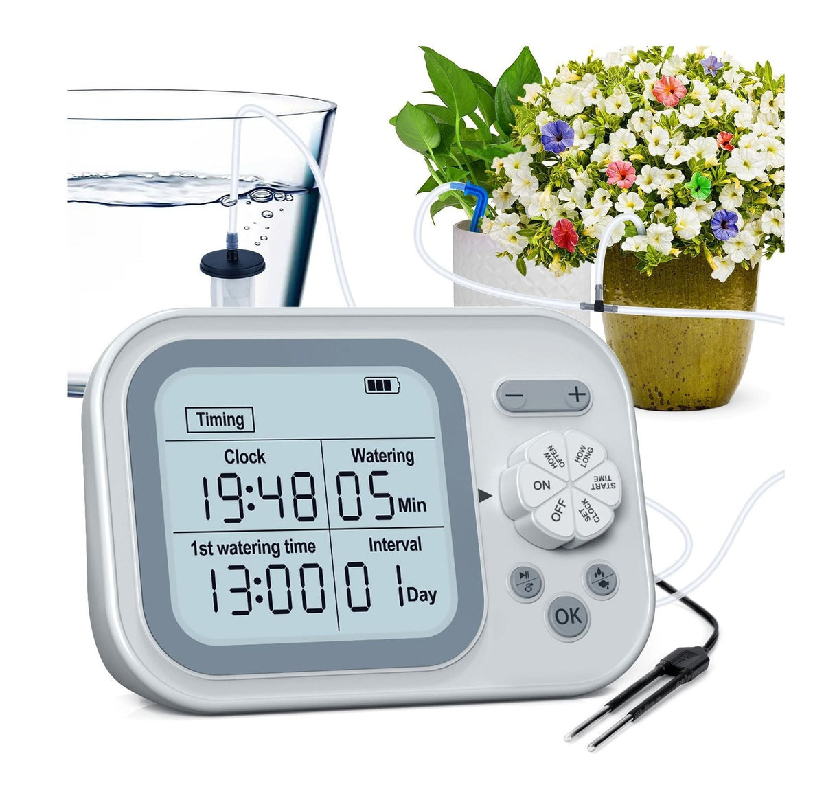 Automatic Plant Waterer Kit Indoor Programmable Drip Irrigation System