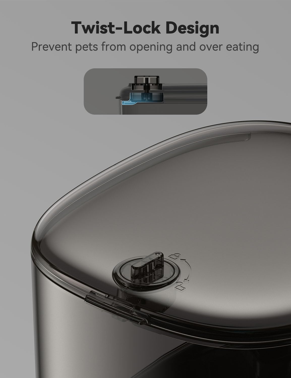 Smart App Control Automatic Pet Feeder 6.3 qt WiFi