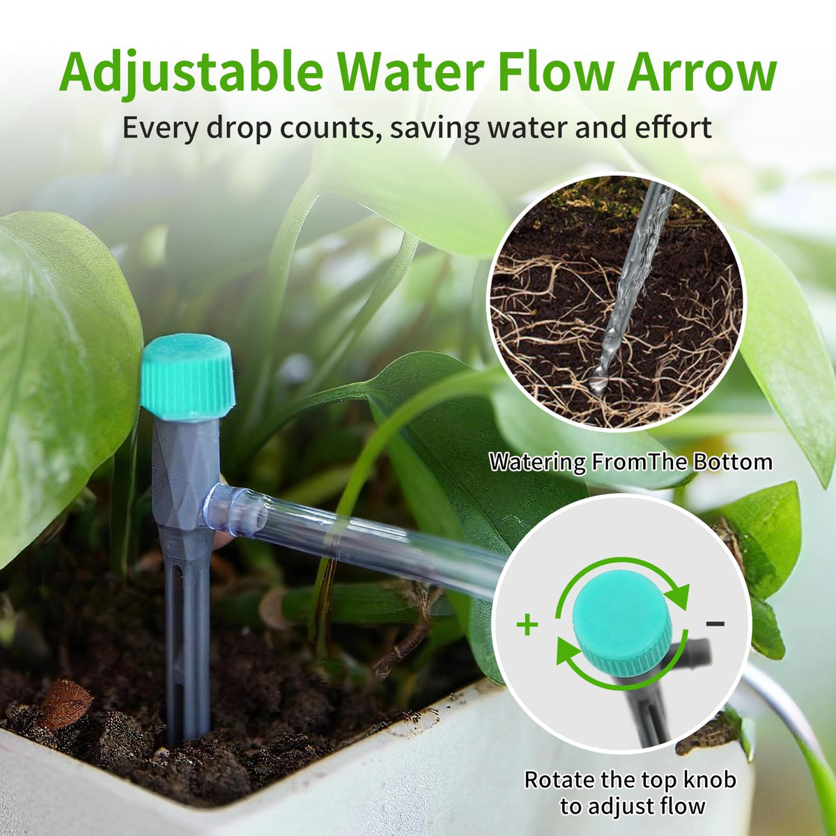 Smart Automatic Plant Watering System for 20 Pots Dual Pump Kit