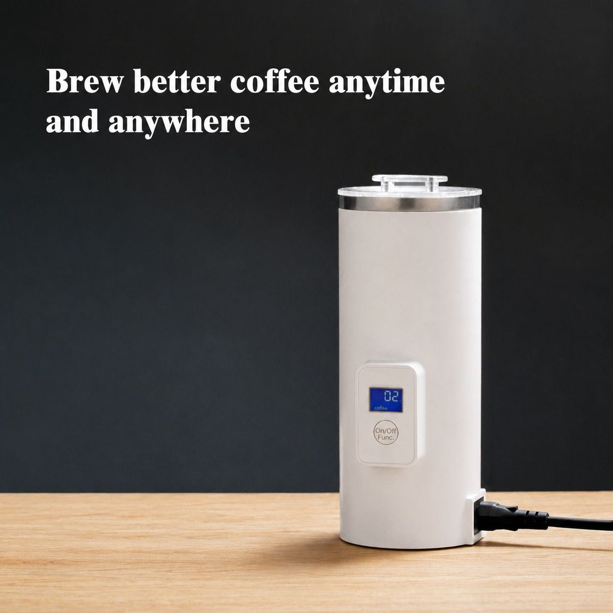 17 oz Stainless Steel Dual Brew Electric Coffee and Tea Percolator