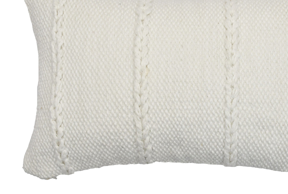 Allen + Roth Ivory Oblong Decorative Pillow VO-SU-2204-005-B