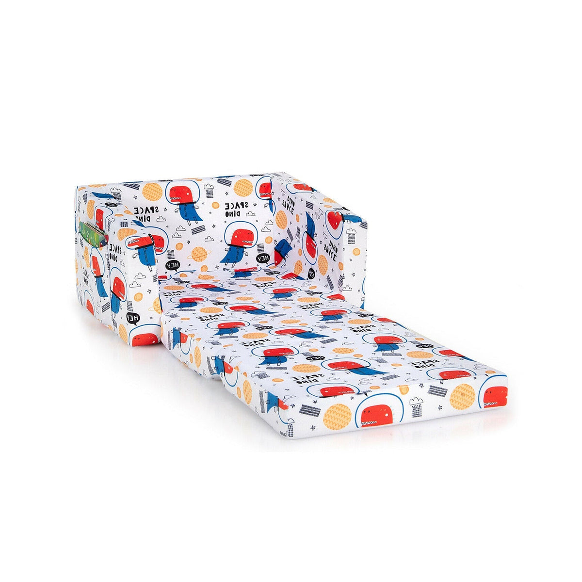 Sofá convertible 2 en 1 para niños con tela de terciopelo