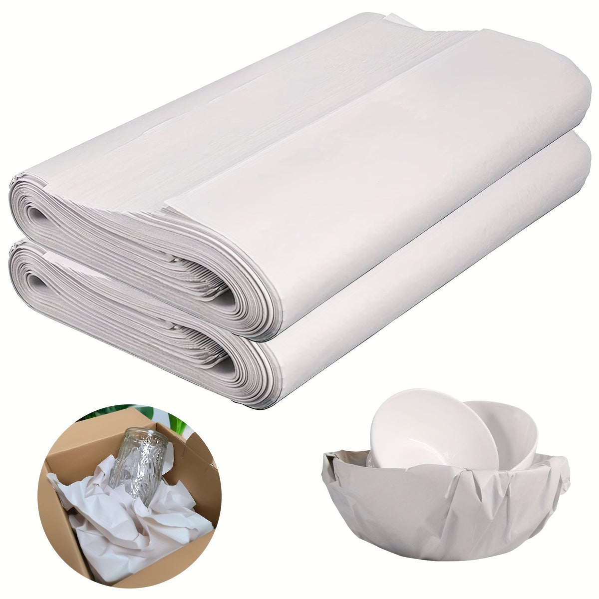 Hojas de papel de embalaje de alta resistencia 27x15 pulgadas – Papel de envolver sin blanquear, resistente a desgarros para mudanzas y almacenamiento