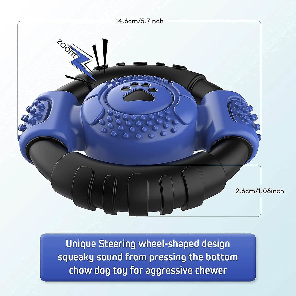 Interactive Squeaky Dog Chew Toy