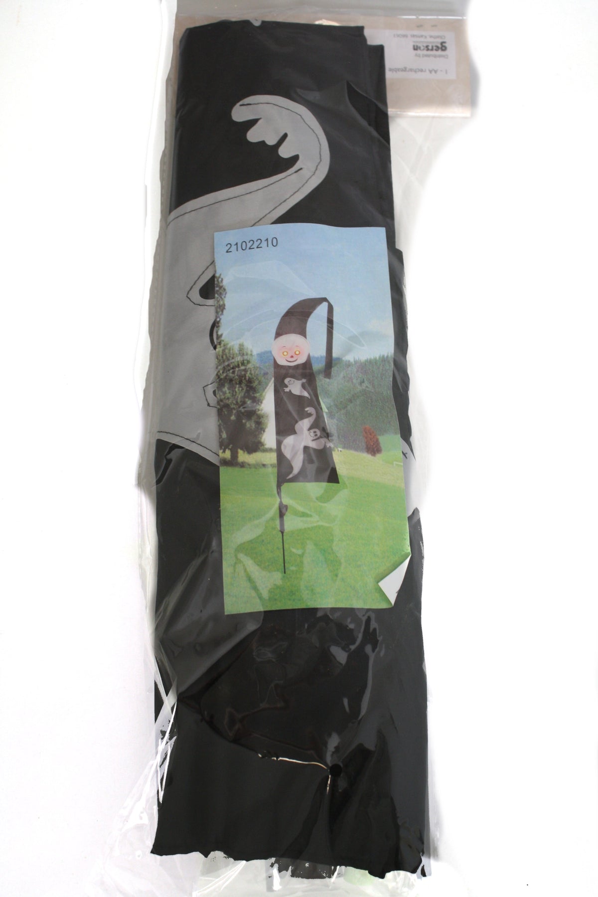 Solar 61 Inch Halloween Flag - Ghost