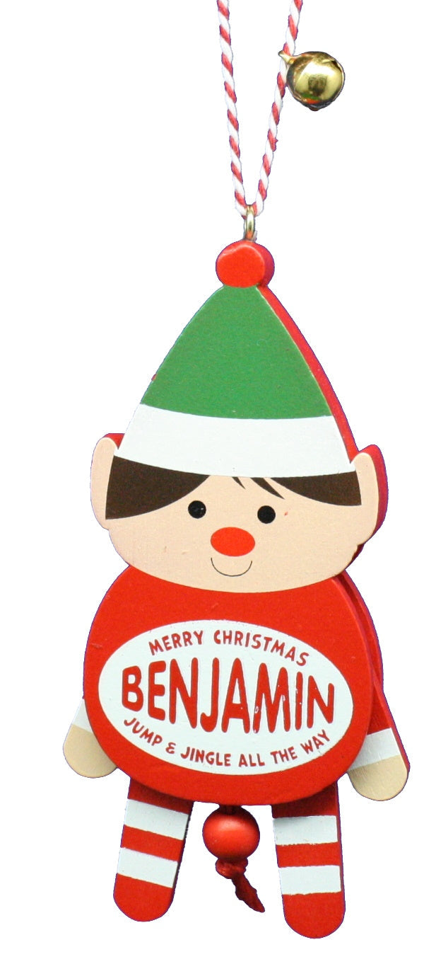 Dancing Wooden Ornament (A - D) -