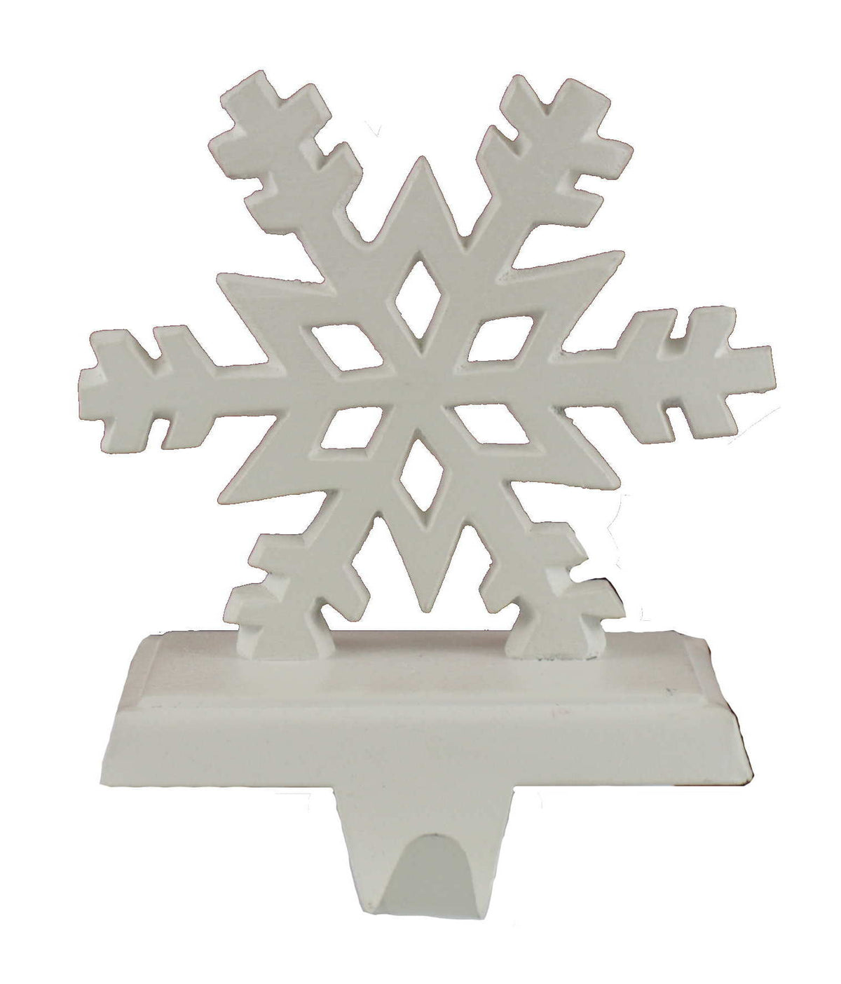 White Snowflake Stocking Hanger