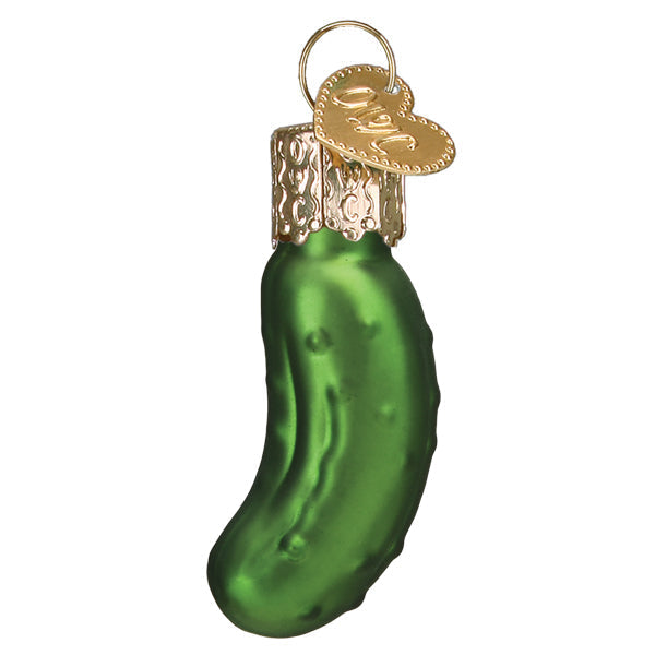 Gumdrop Mini Pickle Glass Ornament