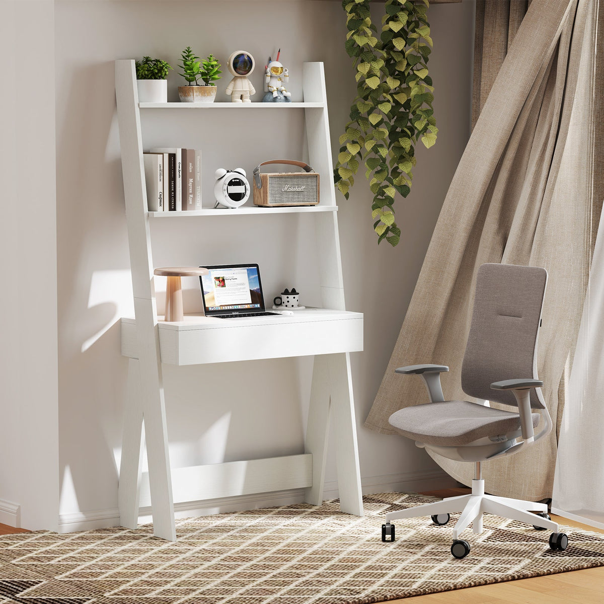 Ladder Shelf Desk