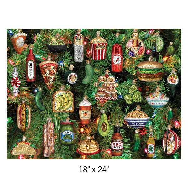 Tasty Christmas Ornaments Puzzle - 500 Pieces