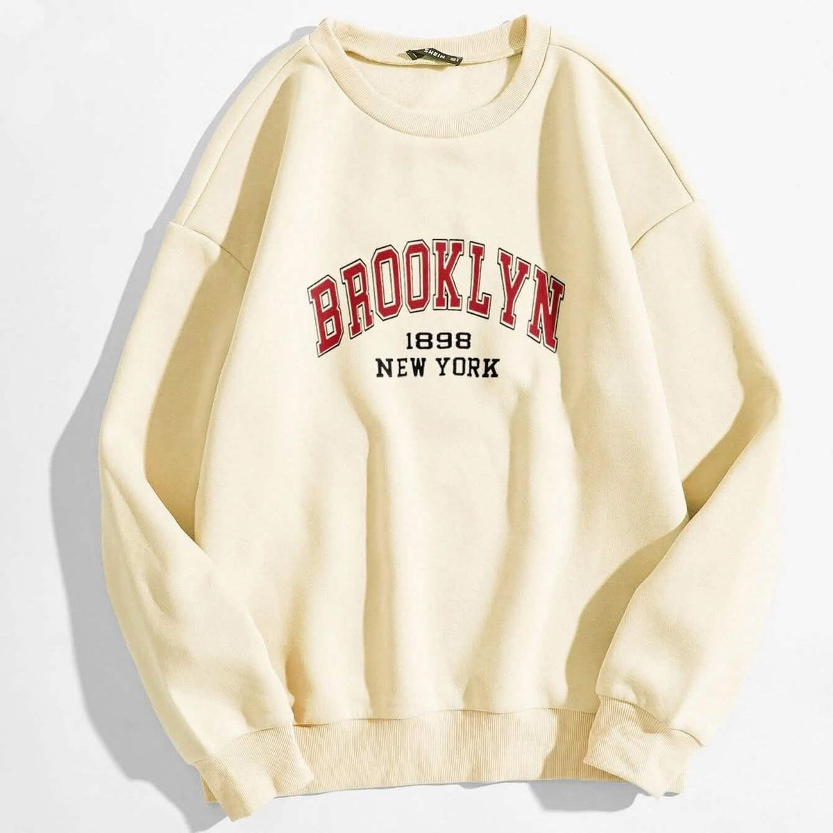 Letter Graphic Thermal Lined Sweatshirt