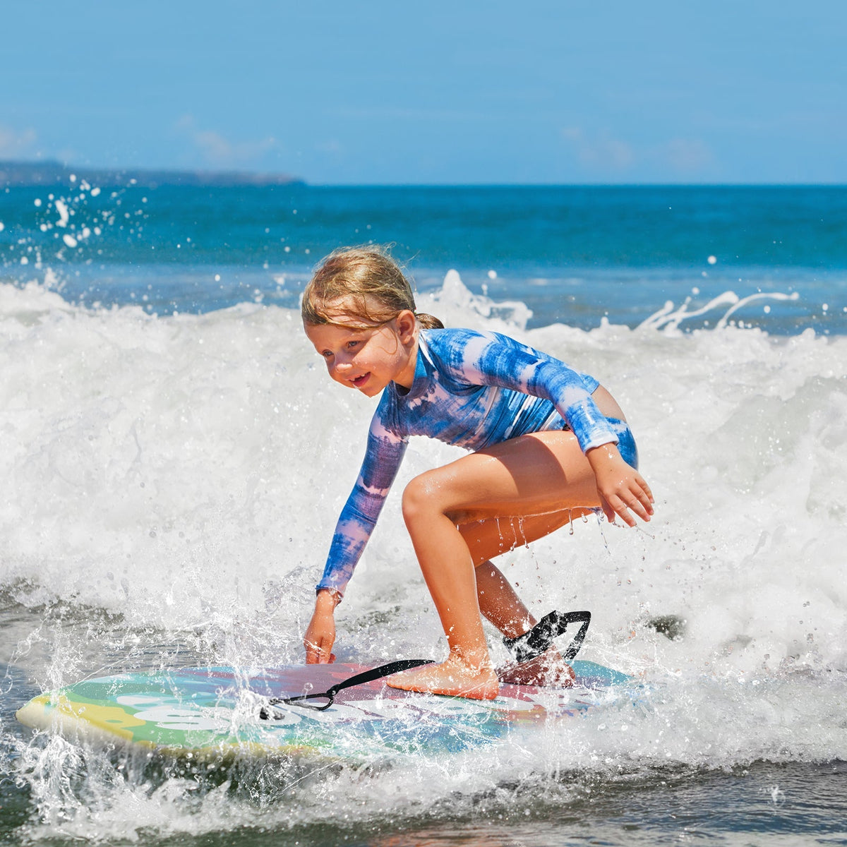 33/37/41 Inches Lightweight Body Board Boogie Board with EPS Core XPE Deck HDPE Bottom Multicolor1