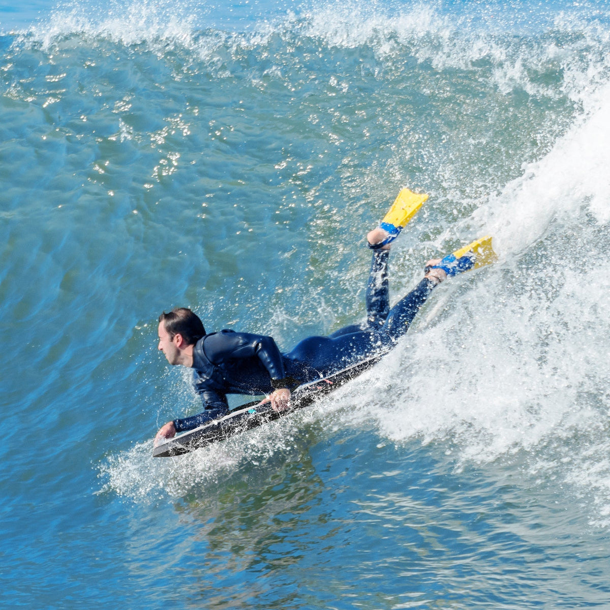 33/37/41 Inches Lightweight Body Board Boogie Board with EPS Core XPE Deck HDPE Bottom Multicolor2