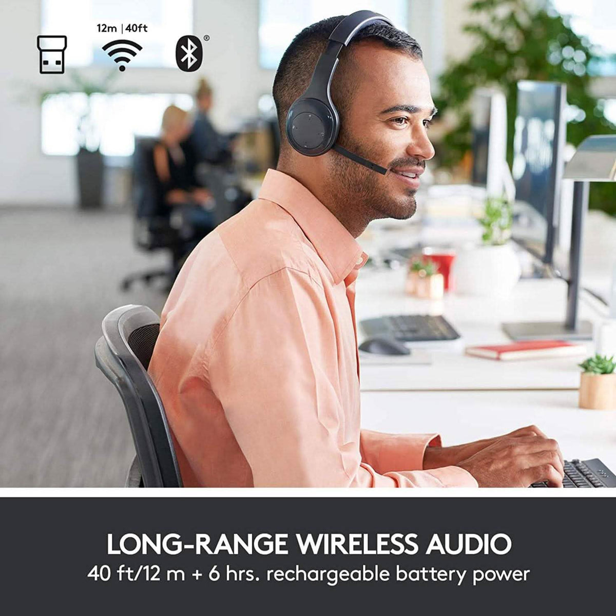 Logitech H800 Wireless Bluetooth Headset (Refurbished)