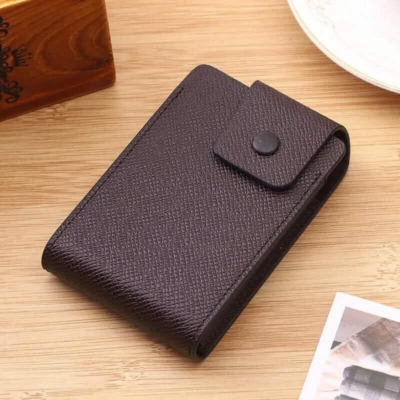 Men Faux Leather 10 Card Slots Coins Bag Wallet