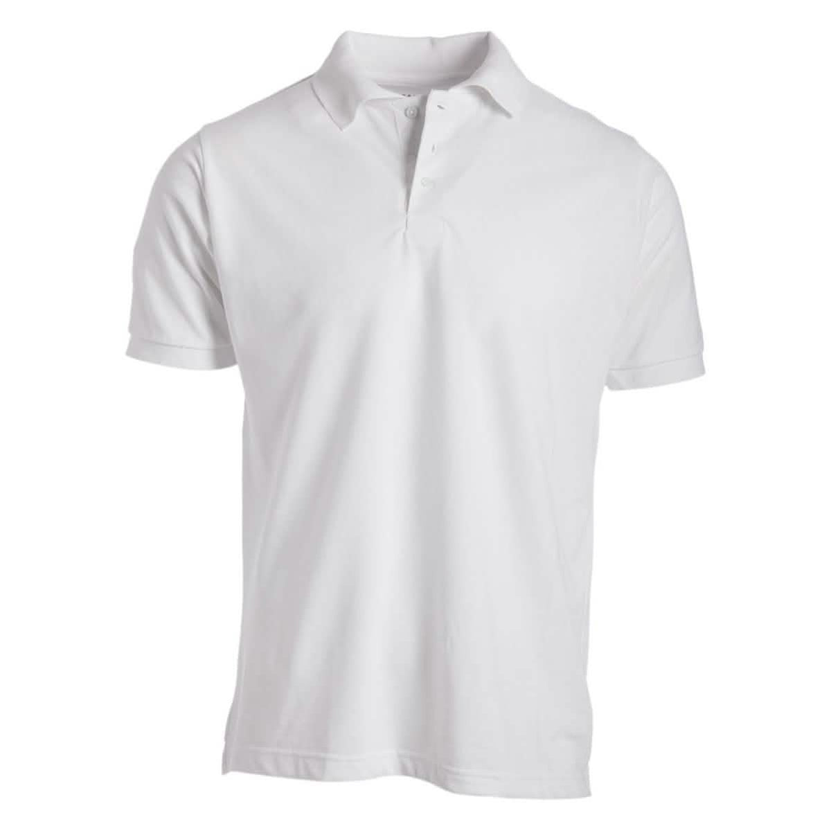 Men's 3-Button Ribbed Short Sleeve Polo