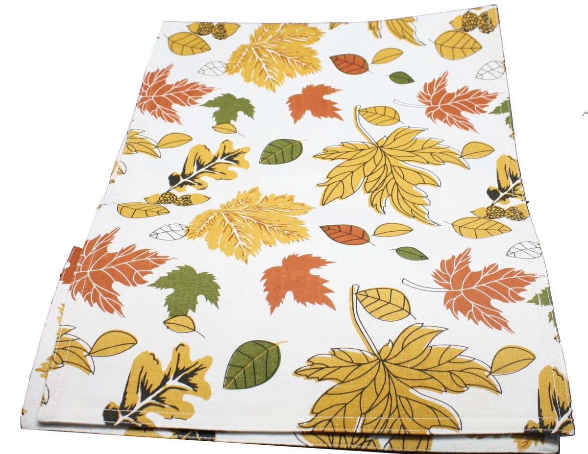 Autumn Leaf Pattern Runners - 36 Inch