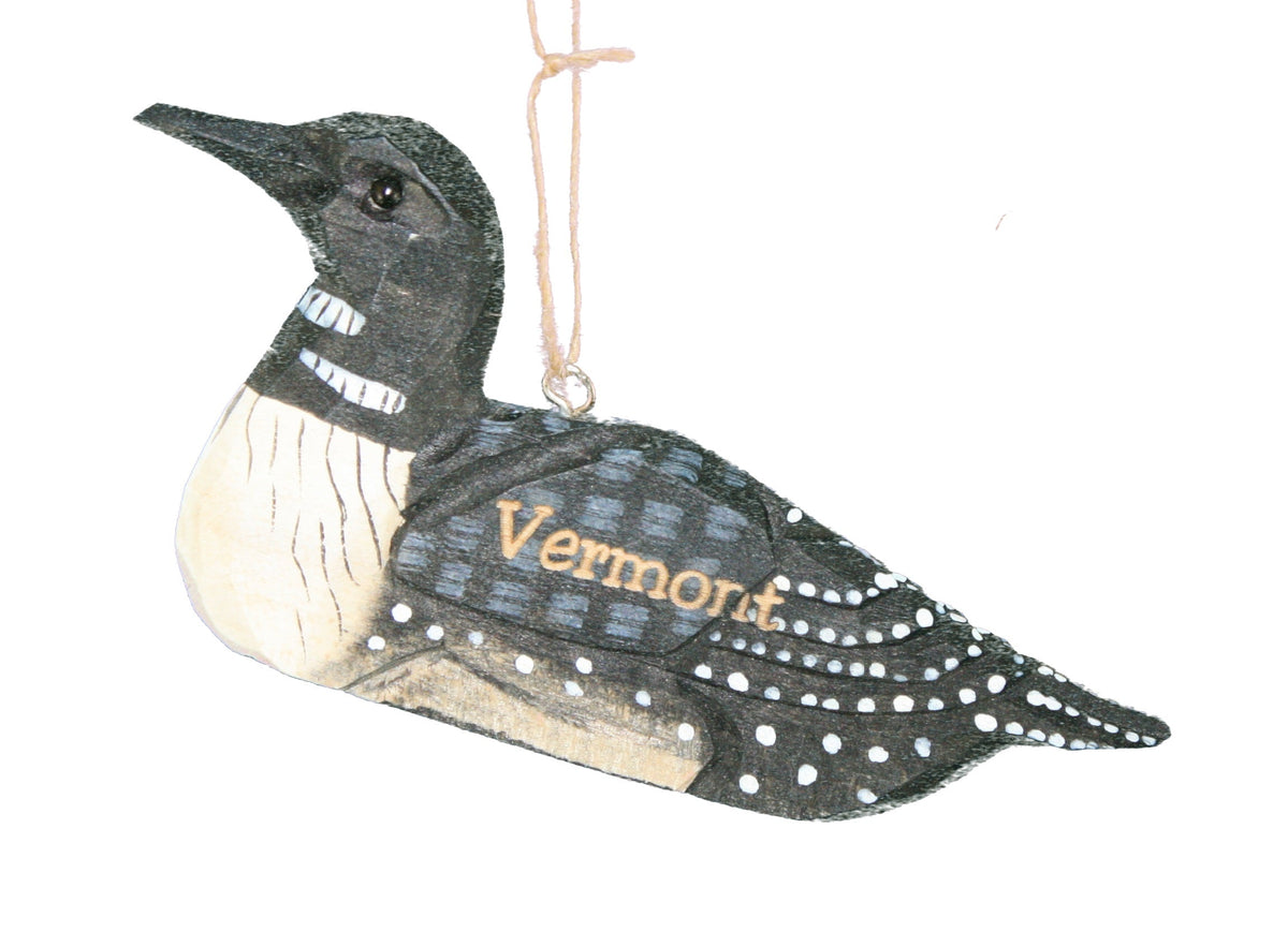 Adorno de madera de colimbo de Vermont
