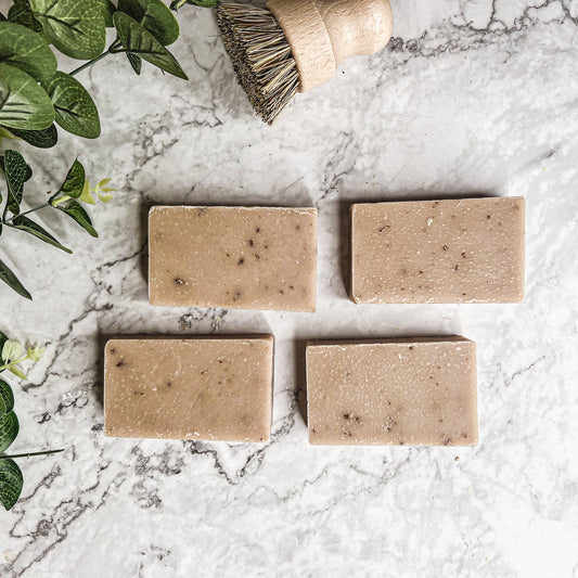 Oatmeal Milk And Honey Exfoliating Soap Bar With Ground Oats For Soft Skin