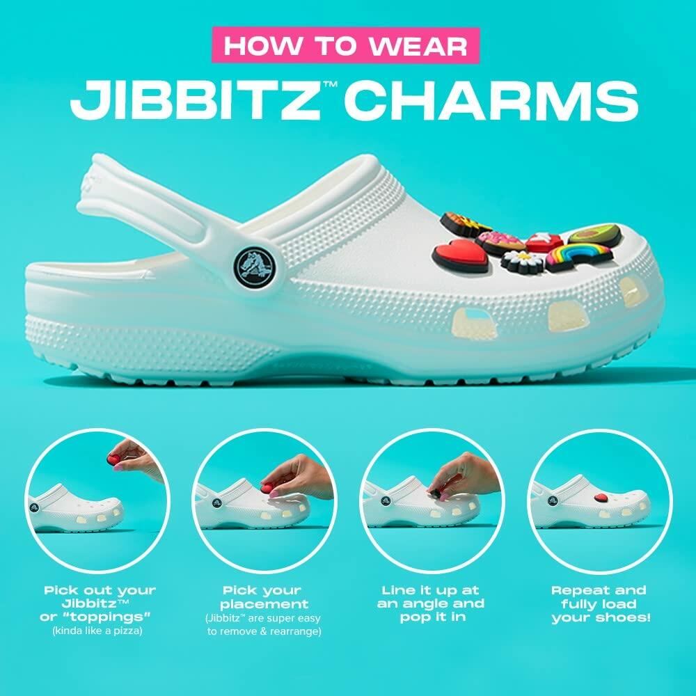 [Bueno] Paquete de 5 dijes para zapatos Crocs Jibbitz Trendy Spacey Girl Talla única