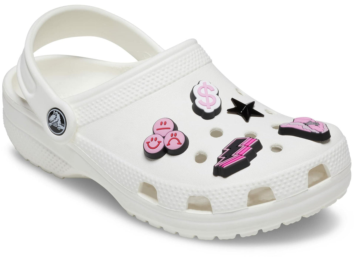 [Bueno] Paquete de 5 dijes para zapatos Crocs Jibbitz Trendy Spacey Girl Talla única
