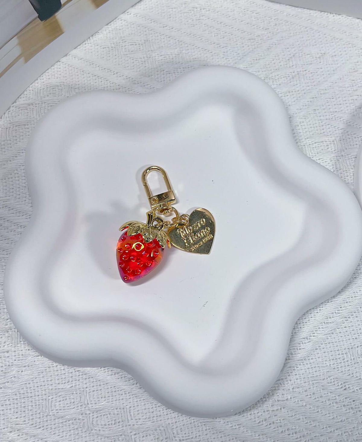 Llavero de fresa tierno LAEKOU, accesorios para mujer, llavero estilo Y2K