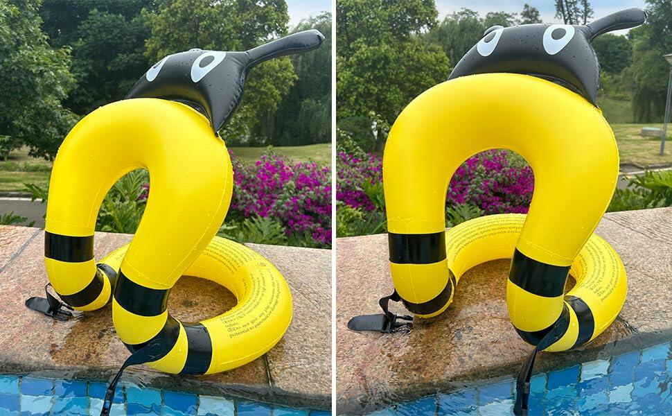 Chaleco de natación para niños Jioqoti, hebilla ajustable, amarillo, 30-50 lbs, talla L