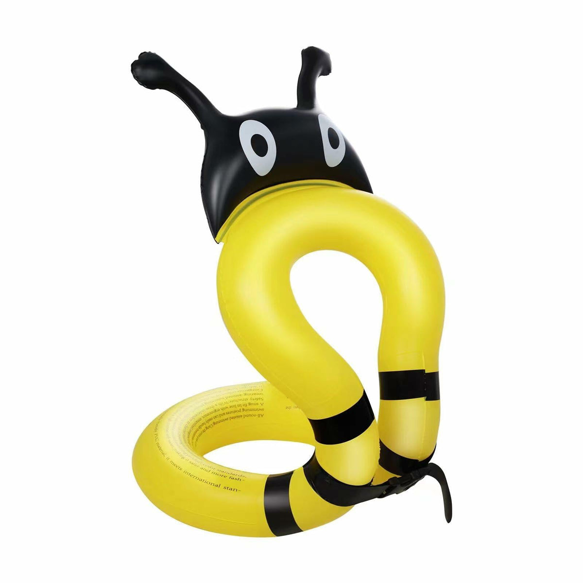 Chaleco de natación para niños Jioqoti, hebilla ajustable, amarillo, 30-50 lbs, talla L