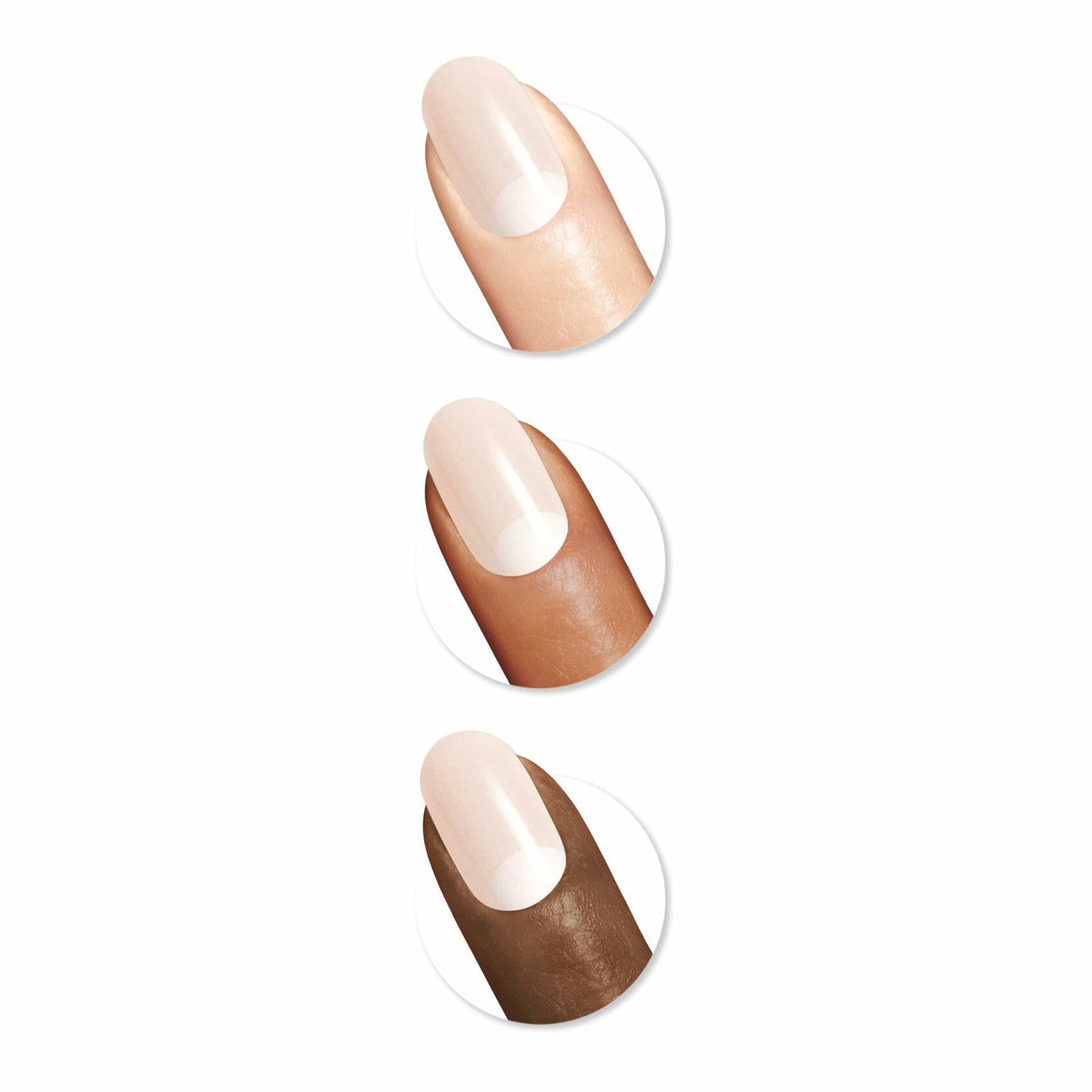 Sally Hansen Salon Effects Perfect Manicure Moon-Ami OV161 24 Oval Nails