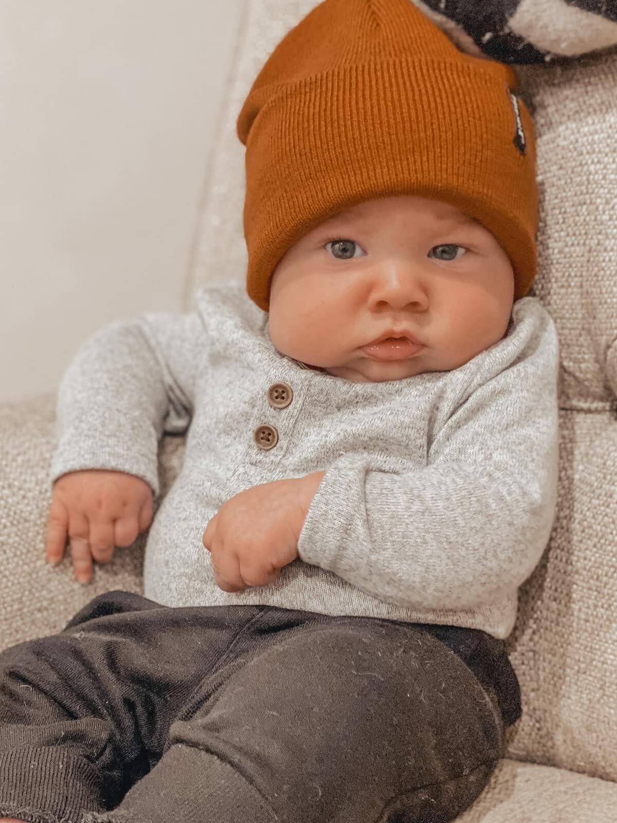 Gorro de punto para niños pequeños FURTALK, invierno, 0-8 años, cálido y suave