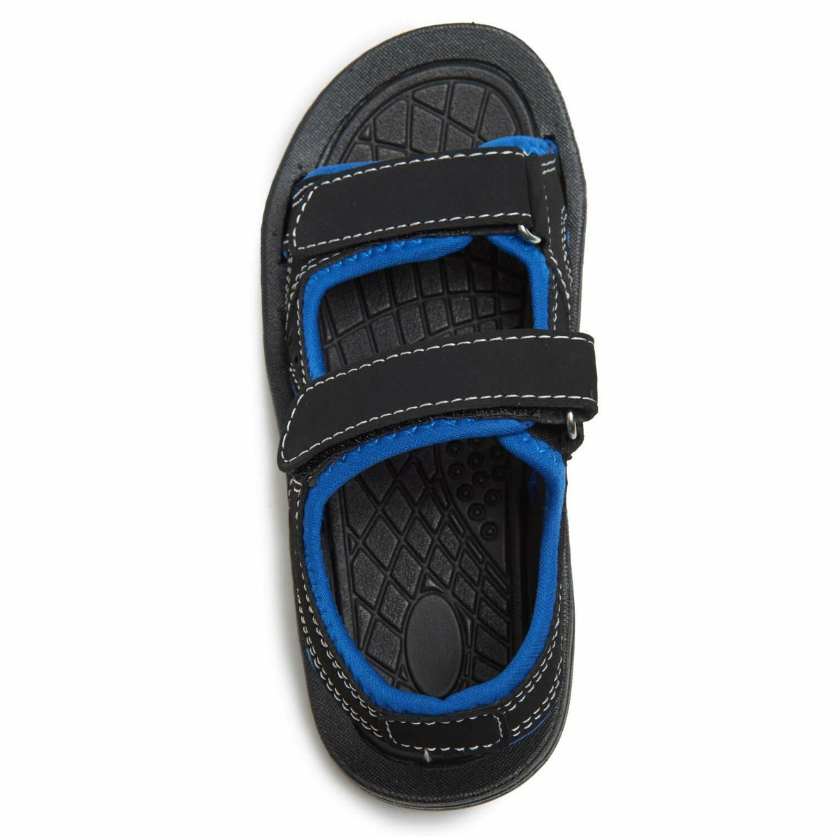 Skysole Boys Double Adjustable Strap Lightweight Slippers Royal Size 5-6 Toddler