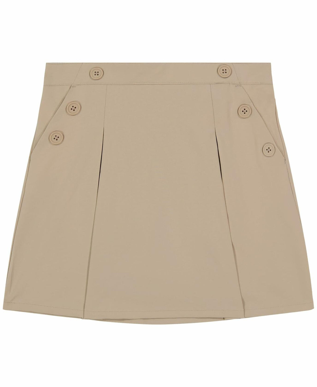 Nautica Girls Khaki Pull-On Scooter Skirt with Undershorts Size 18.5 Plus
