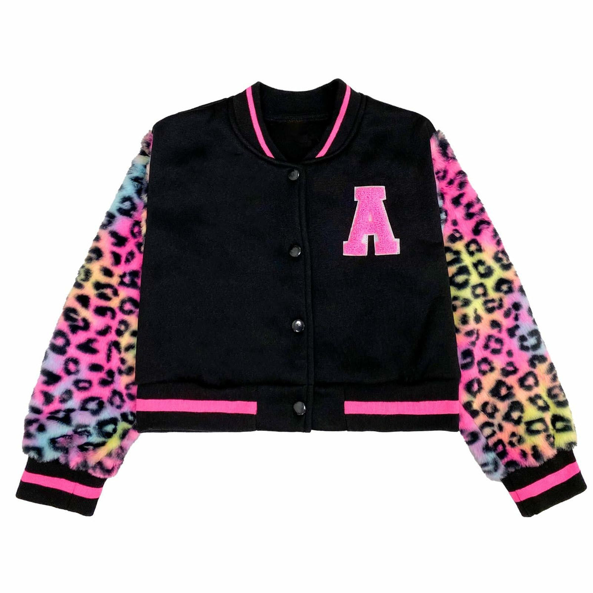 Chaqueta estilo universitario para niños y niñas GMMDOMKID, abrigo de béisbol clásico, talla 8