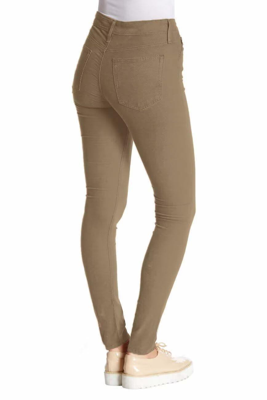 Pantalones ajustados de pana Hybrid & Company, color camel, talla 11