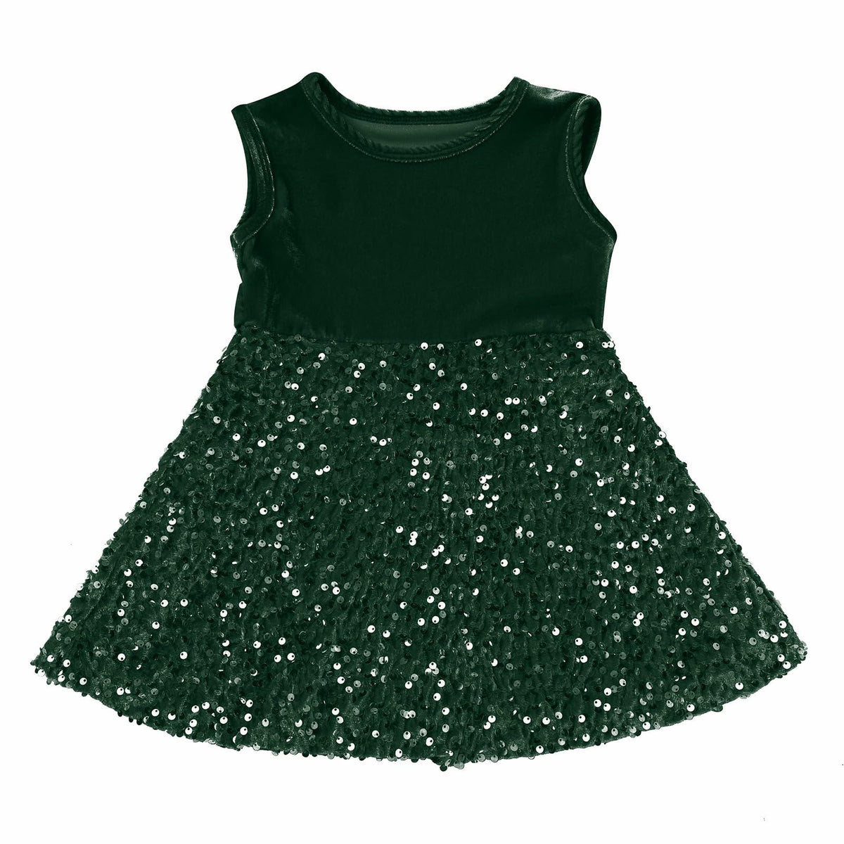 My First Christmas Baby Girl Velvet Dress Emerald Green 18-24 Months