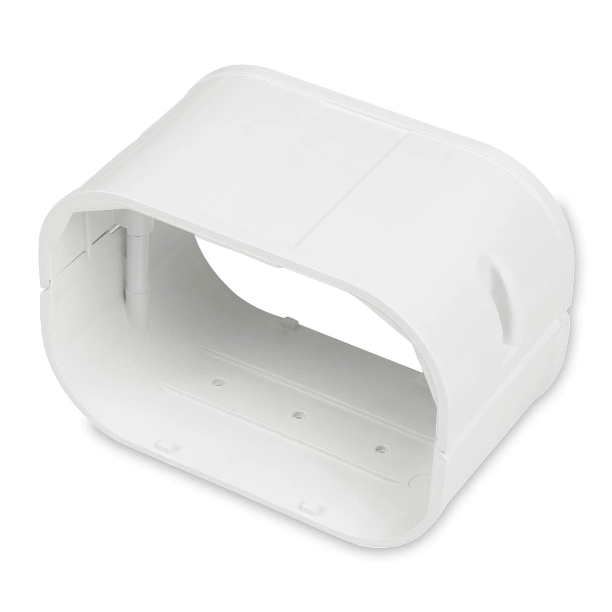 Kit de tubería protectora de PVC MOOITEK para accesorios de aire acondicionado, color blanco