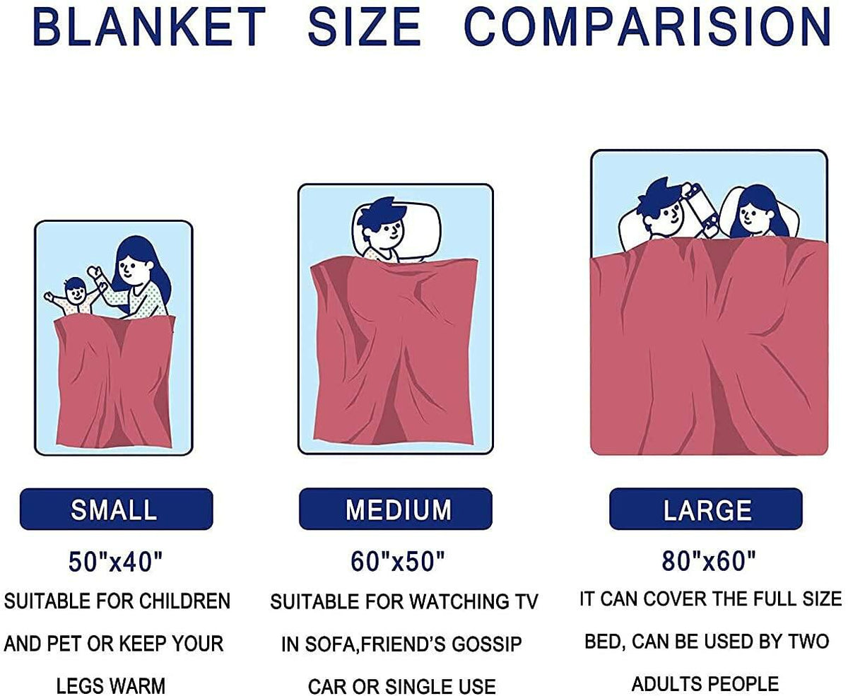 Poitvd Super Soft Flannel Throw Blanket for Mom Anniversary Gift White