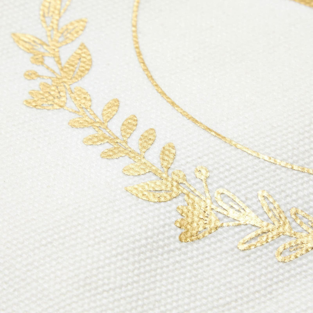 Neceser personalizado Glamlily con inicial I en dorado, color blanco, 10x3x6 pulgadas