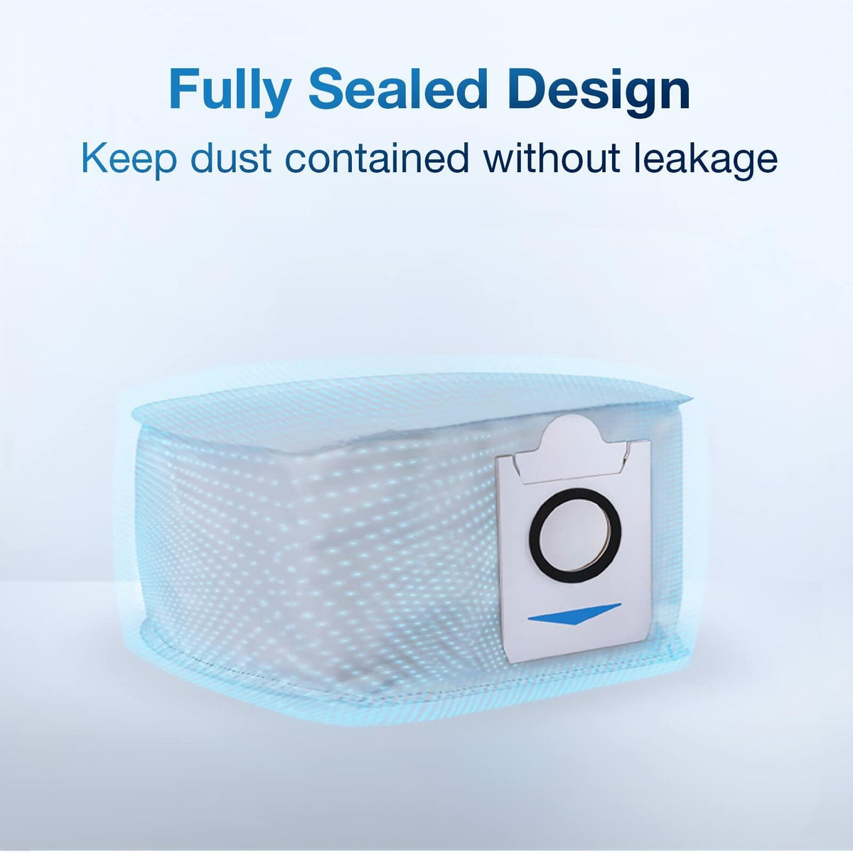 Bolsas para polvo ECOVACS, 3 unidades, para robot aspirador DEEBOT X2 OMNI / X2 COMBO, color blanco