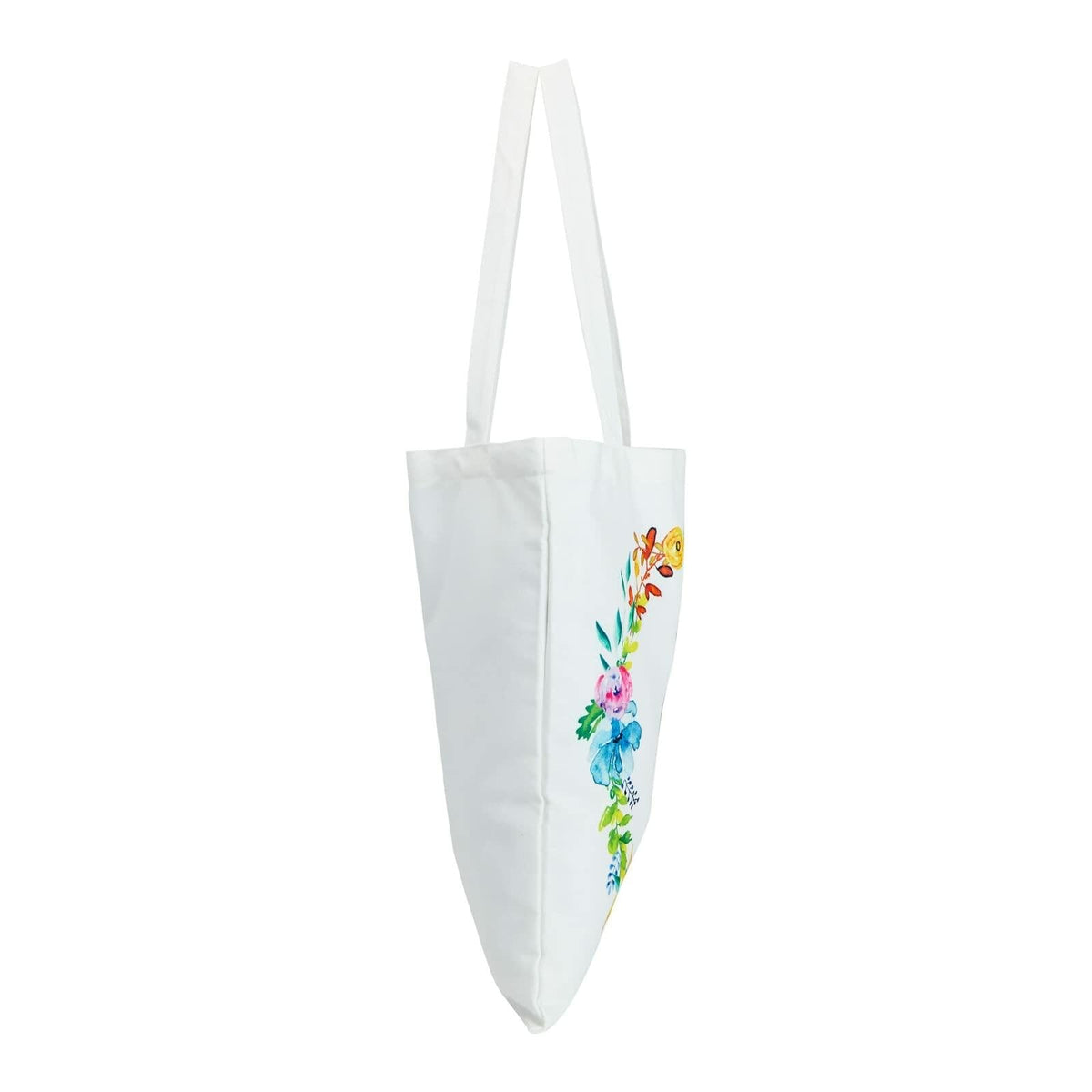 Okuna Outpost Canvas Tote Bags Set of 2 Monogram F Floral 29in