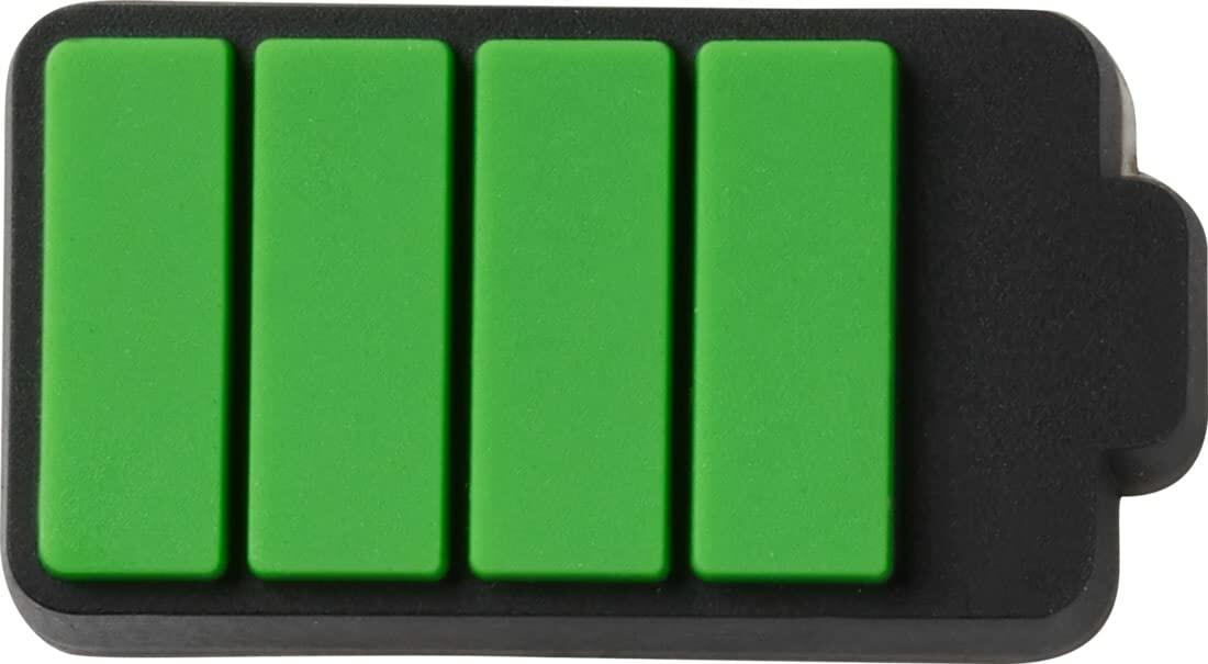 Dijes para calzado profesional Crocs Jibbitz Batería recargable Talla única