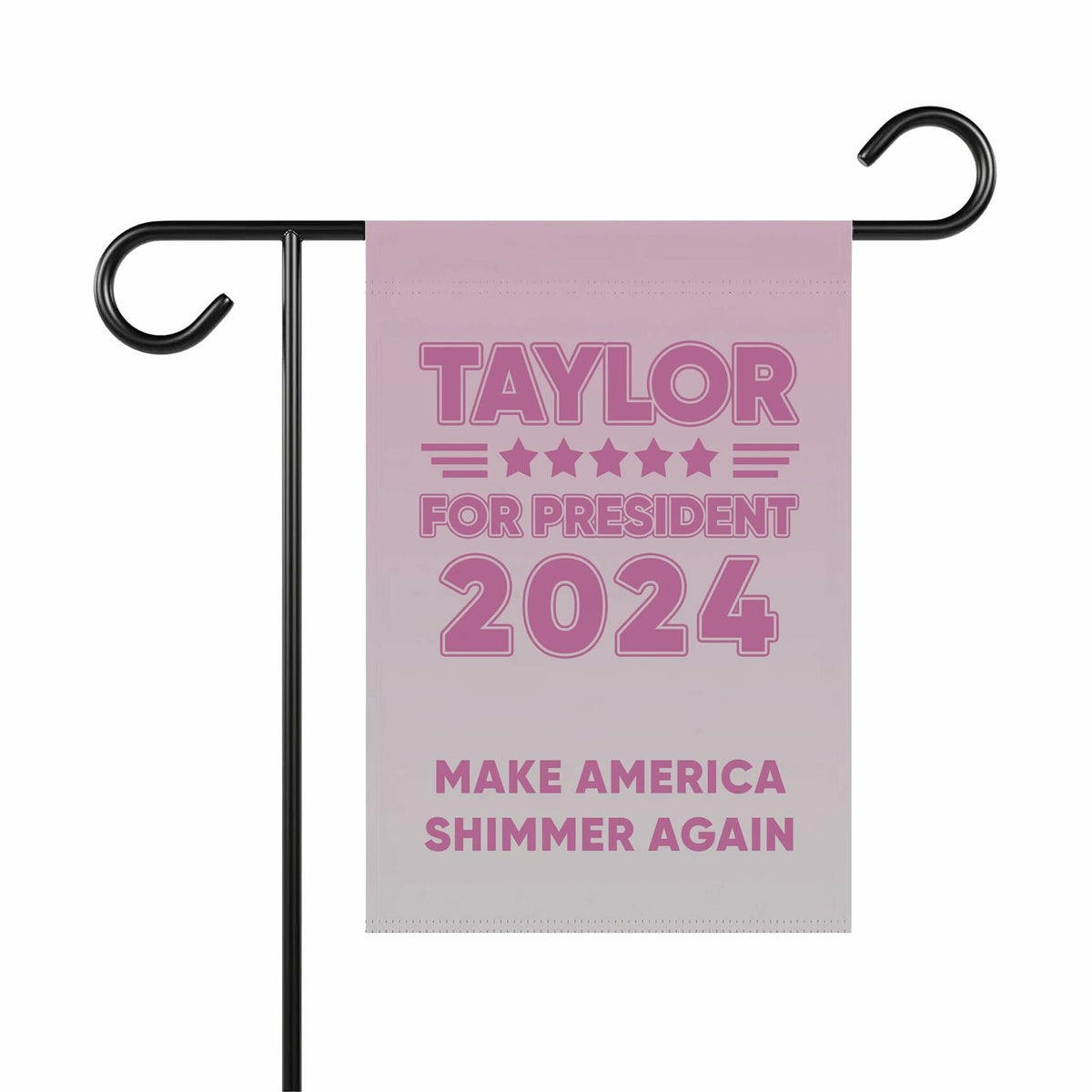 Bandera de jardín TinyCracker Tay-Lor para presidente 2024, 12x18, de doble cara