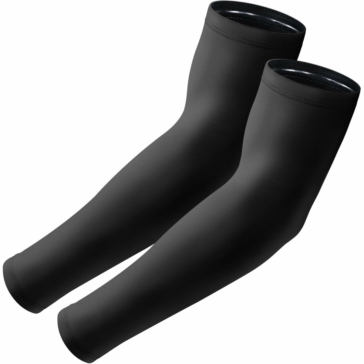 Mangas de compresión antideslizantes con protección solar UV Aprilswan, color negro, 1 par