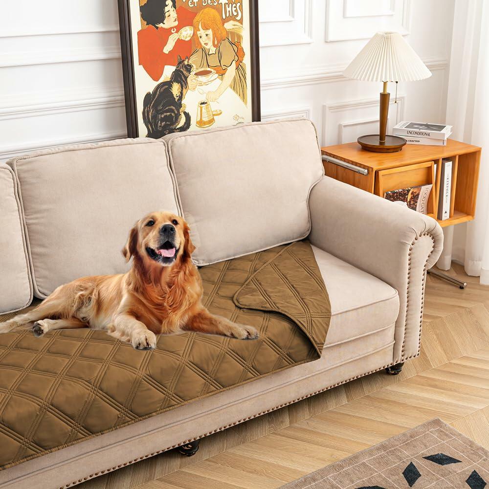 Manta impermeable y reversible para perro Fuguitex, color marrón, tamaño 30x53