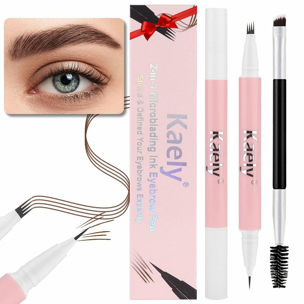 Consumo preferente 27/07 evpct Lápiz de cejas microblading de doble punta marrón 1 pza. Cepillo