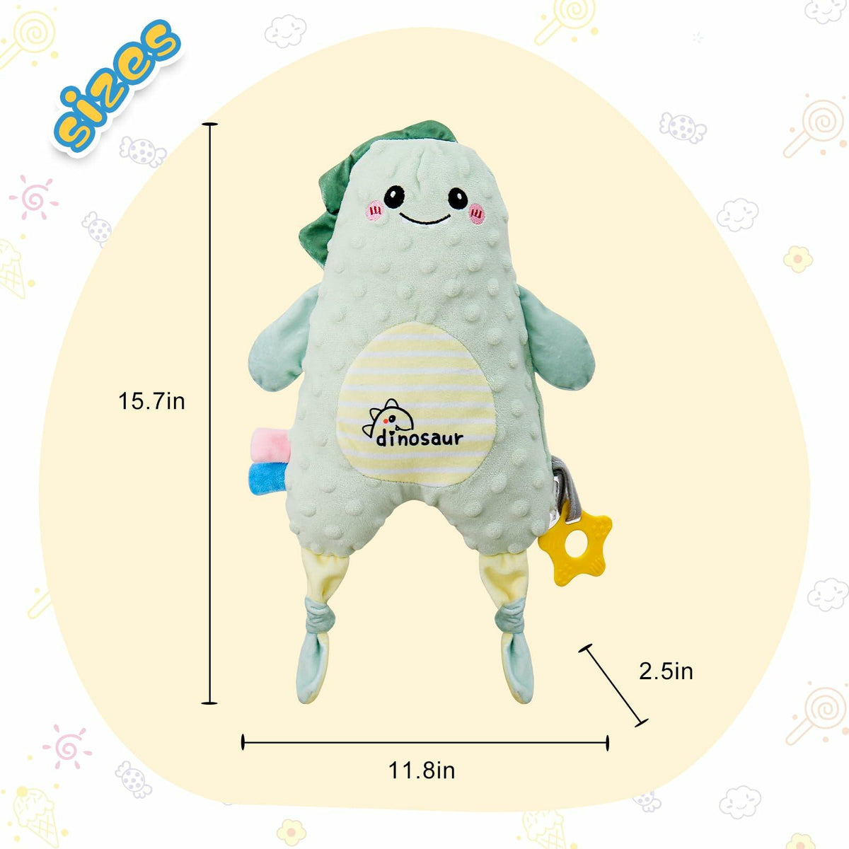 Juguete de peluche relajante de león KELCIO para bebés, amarillo, 14.6 pulgadas (CAJA ABIERTA)