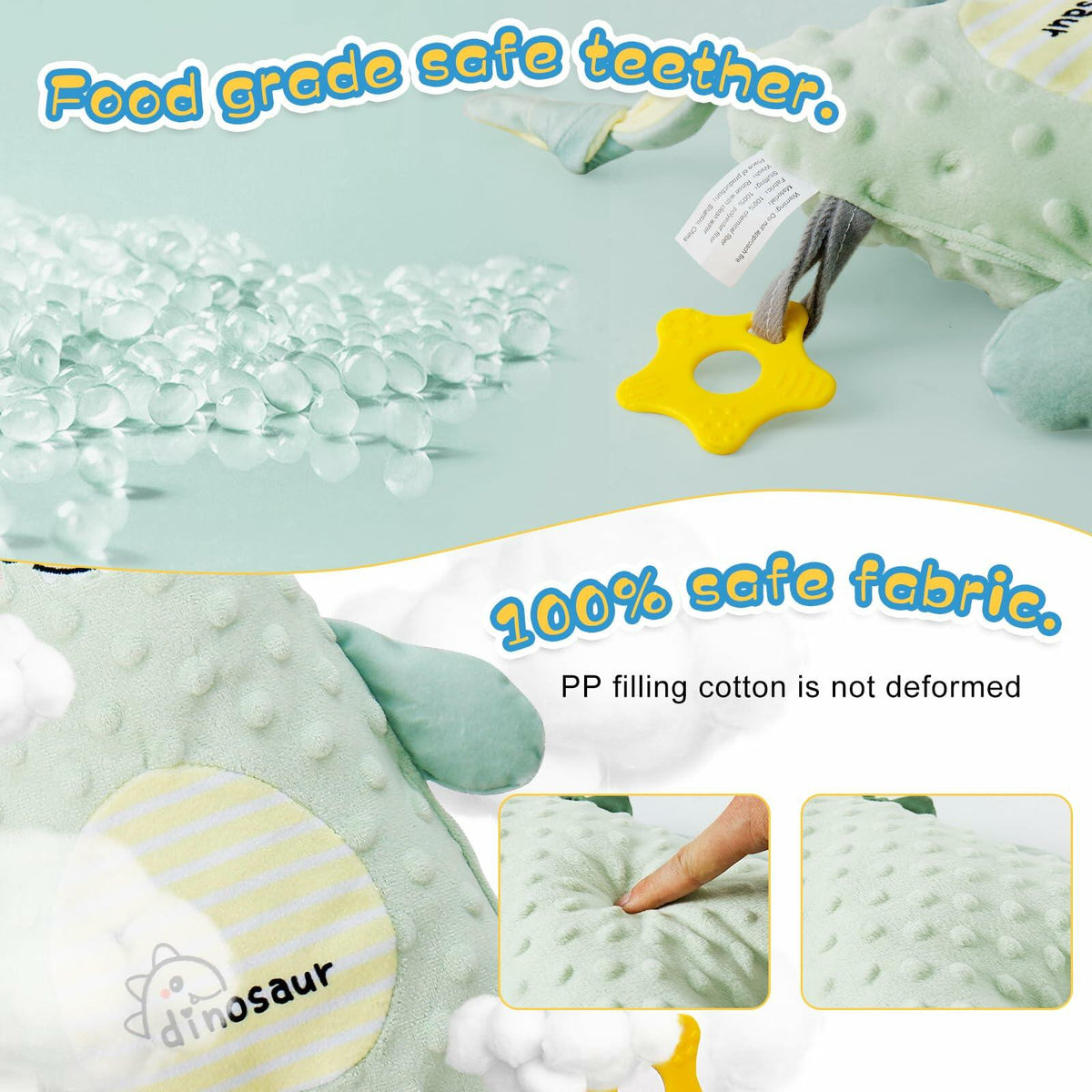 Juguete de peluche relajante de león KELCIO para bebés, amarillo, 14.6 pulgadas (CAJA ABIERTA)